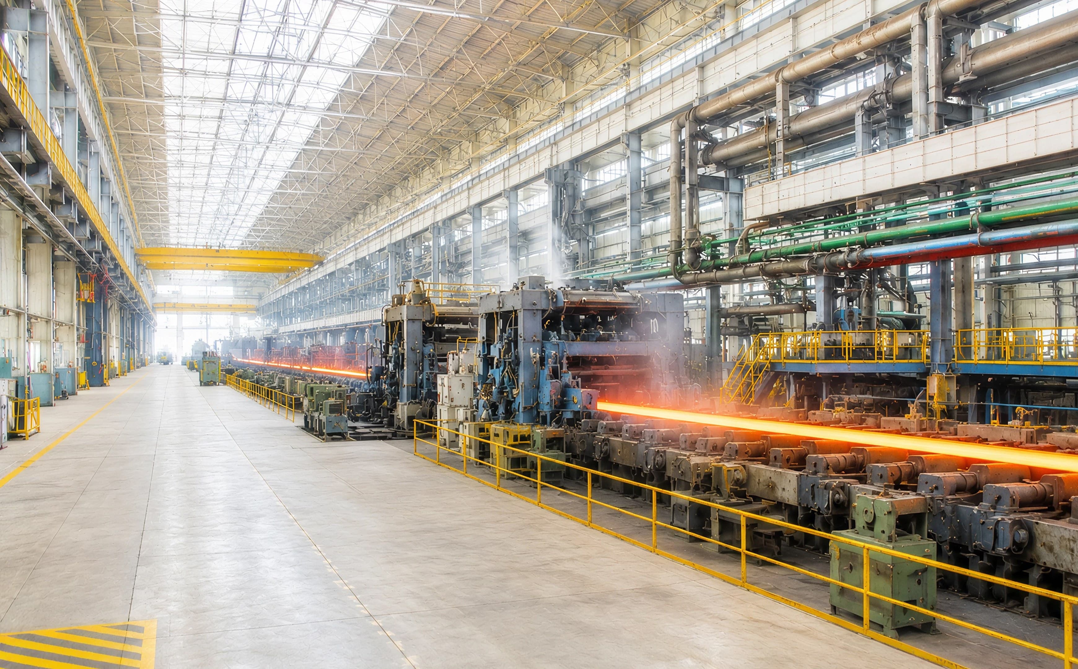 Steel rolling mill at AFCO Steel
