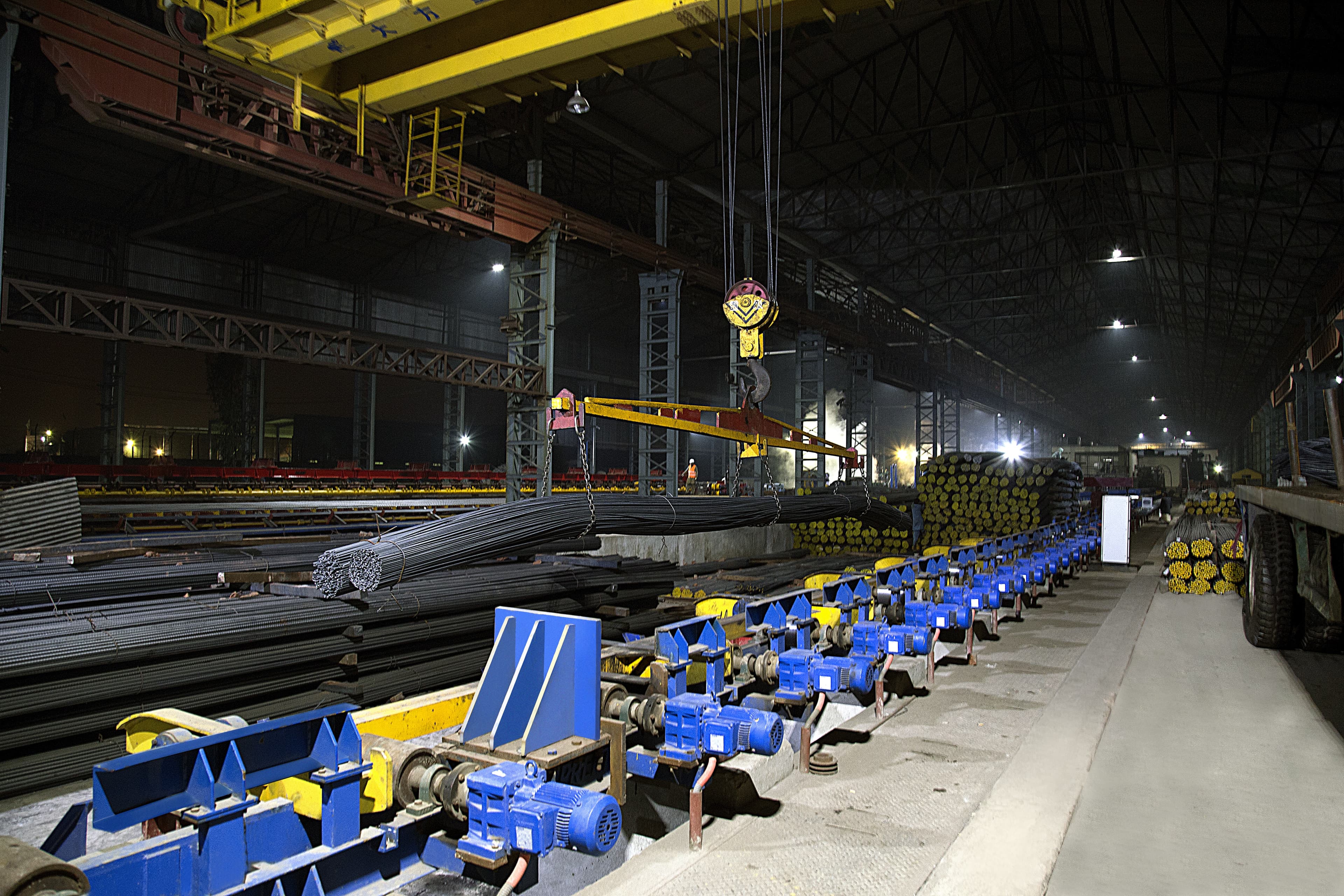 Inside the AFCO Steel plant
